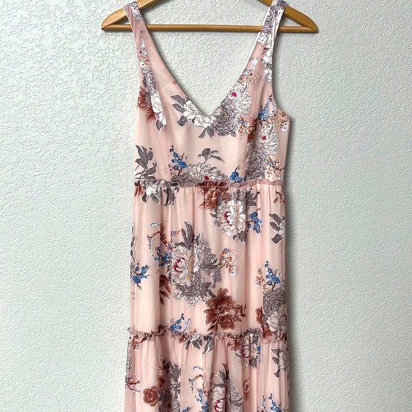 Show Me Your MuMu Dresses & Skirts - Show Me Your Mumu Dress Floral Tiered Maxi Pink size Small